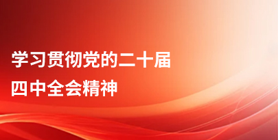 学习贯彻党的二十届四中全会精神